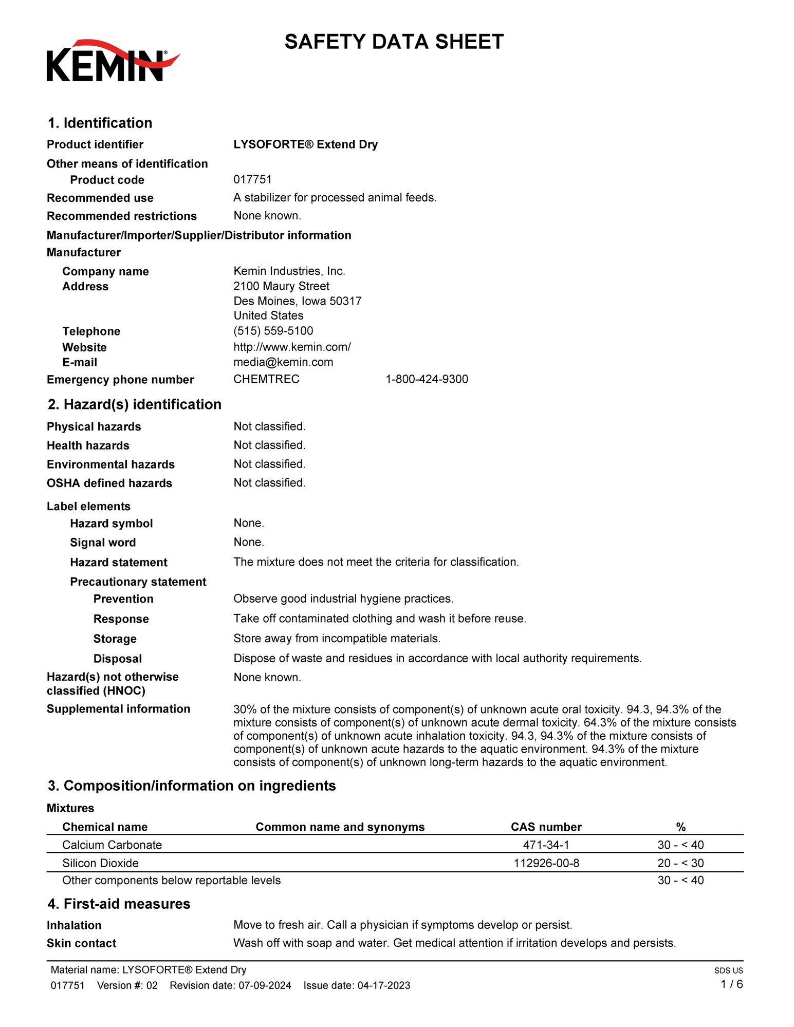 LYSOFORTE® EXTEND DRY SDS Thumbnail