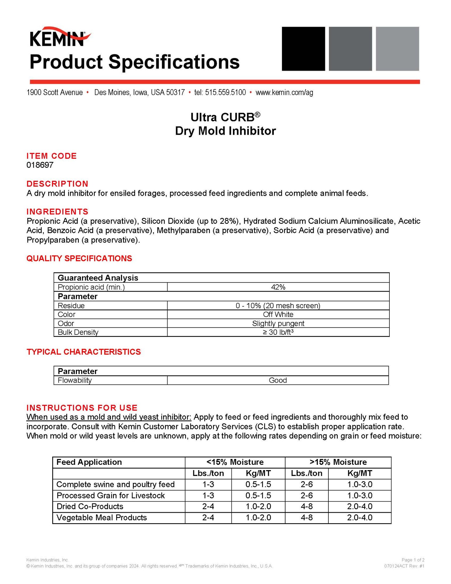 Ultra CURB Dry Spec Sheet Thumbnail