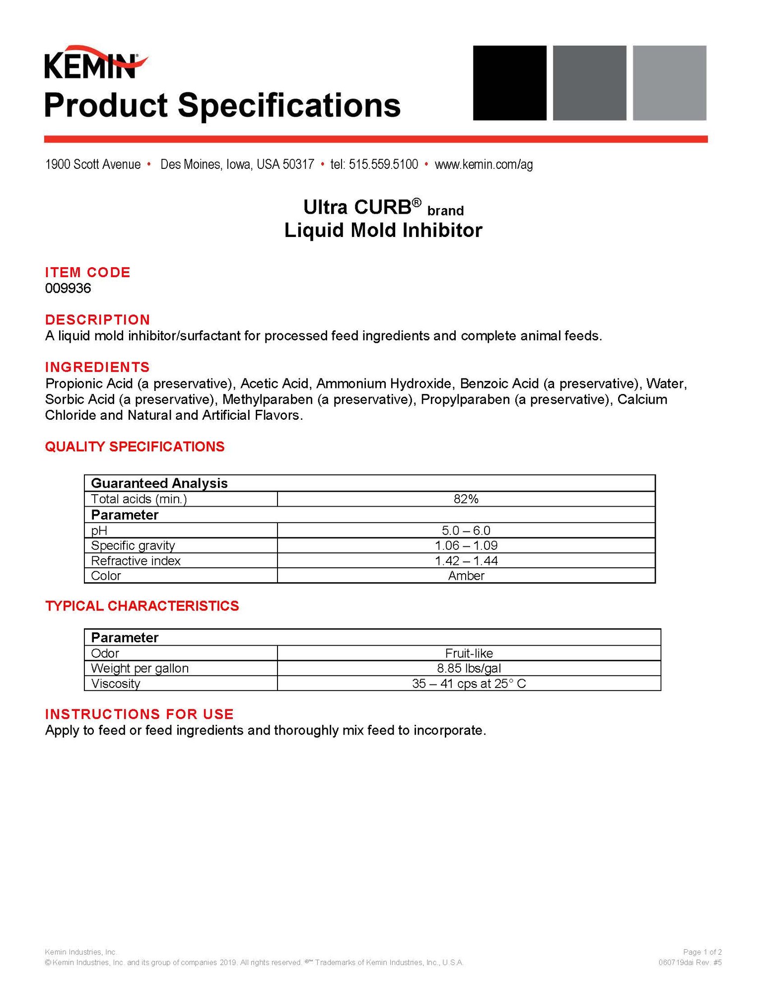 Ultra CURB Liquid Spec Sheet Thumbnail